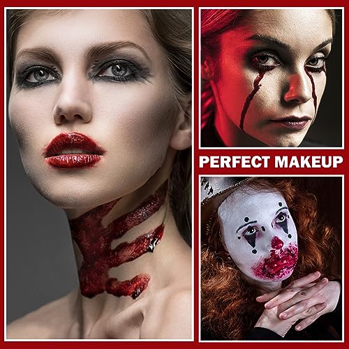 Fake Blood Cream for Halloween and Special Effects Makeup - Washable & Safe