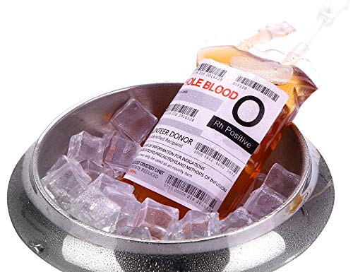 Halloween Blood Bag Drink Set - Spooky Party Decorations & Cosplay Accessory