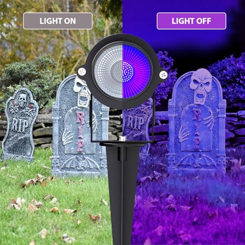 18W Waterproof Black Light Spotlight Outdoor Halloween Stage Neon Glow Party