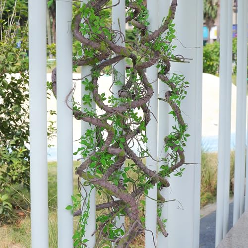 71-Inch Bendable Jungle Vine Garland with Moss for Halloween & Decor
