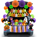 Halloween Car Decorations Kit - Trunk or Treat Party Accessories with Balloons & Lights