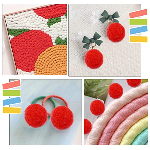 150 Pieces 1 Inch Craft Pom Poms for DIY Arts, Christmas Decorations