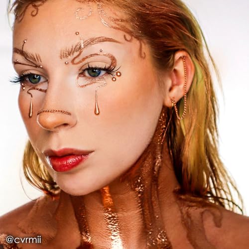 Mehron Metallic Powder Copper 1 oz - Creative Makeup & Cosplay
