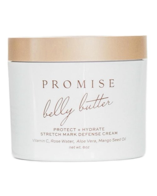 Promise Belly Butter - Stretch Mark Prevention Cream for Pregnancy | Deeply Hydrating, Vegan, 6 oz