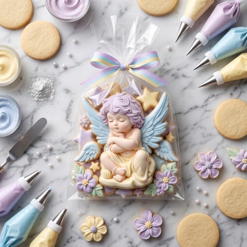 Angel Cherub Silicone Mold Set for Cake Decorating and Crafting - Style O