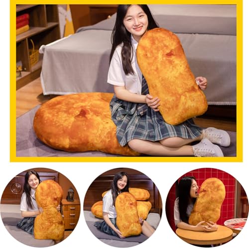 Simulation Chicken Plush Pillow 23 Inch Cute Food Stuffed Toy for Kids & Adults