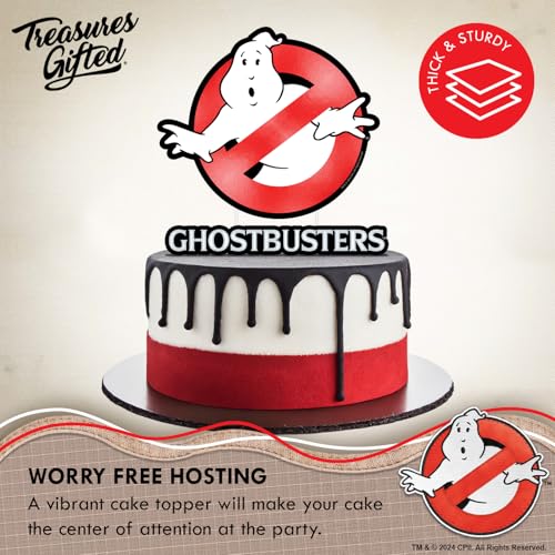 Ghostbusters Cake Topper & Cupcake Toppers Set - Party Decorations