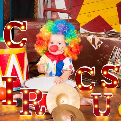 Aurelema Circus Themed Party Decorations LED Sign - Variation: Circus