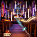 Palmatte 20P Floating Candles with Wand Remote Halloween Indoor Decor