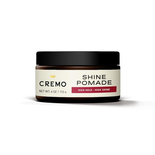Cremo Hair Pomade for Men - Premium Barber Grade Styling Pomade with High Hold & Shine, 4 Oz