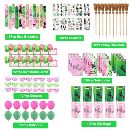 Wicked Party Favors Set 01 - Wizard-Themed Birthday Decor & Goodie Bag Supplies