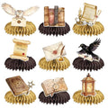 Magical Wizard Honeycomb Centerpieces Set for Party Decorations - 12 Pieces