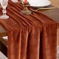 4 Pack Velvet Table Runners 20 x 120 Inches Fall Wedding Decor Luxurious