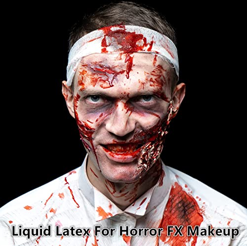 Liquid Latex SFX Makeup 1 oz Light Flesh for Halloween Zombie & Special Effects