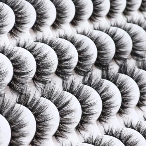 False Eyelashes 48 Pairs Wispy 3D Faux Mink Lashes - ZSN-036 (10-18mm)