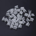 100 Pieces Transparent Balloon V-Shaped Clips for Wedding & Party Decorations