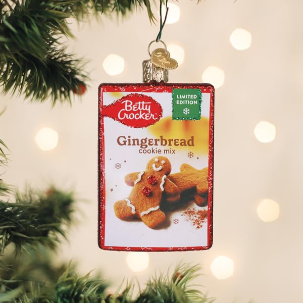 Christmas Glass Ornament - Betty Crocker Cookie Mix Holiday Decoration