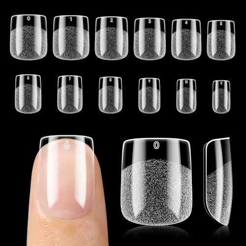 C-XS Square Extra Short Gel Nail Tips Full Cover - 120Pcs