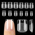 C-XS Square Extra Short Gel Nail Tips Full Cover - 120Pcs