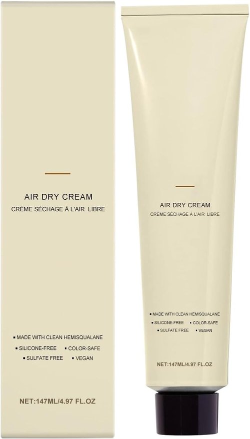 Skiennix Air Dry Cream - Frizz-Free Hair Styling for Curly, Wavy & Straight Hair - 8 oz