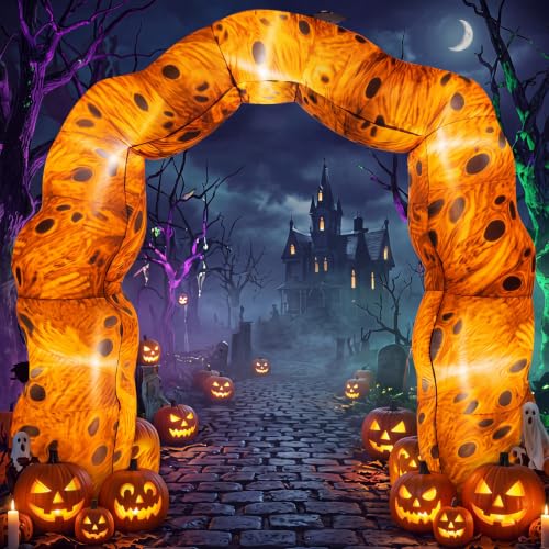 Halloween Inflatable Archway Decoration 8ft Twisted Souls Outdoor Party Decor