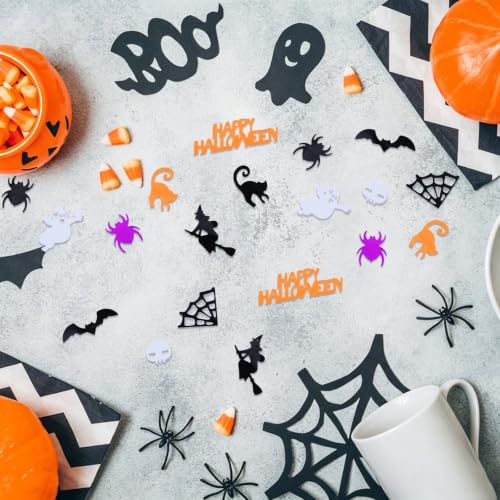 Halloween Confetti Decorations Metallic Foil Table Confetti 3000pcs/100g