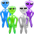 Giant Inflatable Alien Balloons Set - 4 Pack Large Space Party Decorations