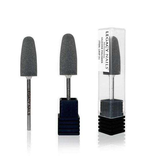 Legacy Nails Professional RUSSIAN MANICURE SILICONE POLISHER BIT - Nail Drill Bit - Ideal for Russian Manicure - Ideal to be used with Cream Cuticle Softener or Cuticle Oil
