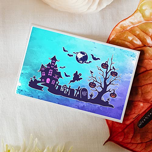 Halloween Ghost Clear Stamp for Scrapbooking and Card Crafting - Ghost Variation