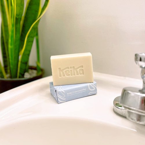 Keika Baby Soap Bar - Oat & Shea Unscented for Eczema Relief | 5 oz for Sensitive Skin