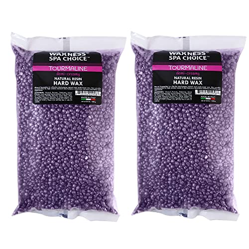 Tourmaline Demi Creamy Hard Wax Beads 2.2 lb Pack of 2 for Professional Waxing