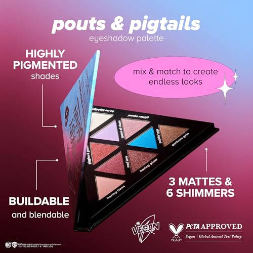 Eyeshadow Palette with 9 Metallic and Matte Shades - Vegan & Cruelty-Free