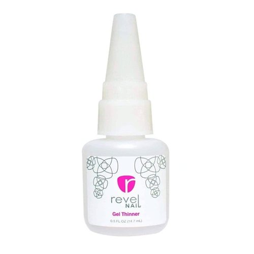 Revel Nail Dip Powder Liquid Set, Base Coat, Activator, Finish Gel & Gel Thinner, 0.5oz, Made in USA