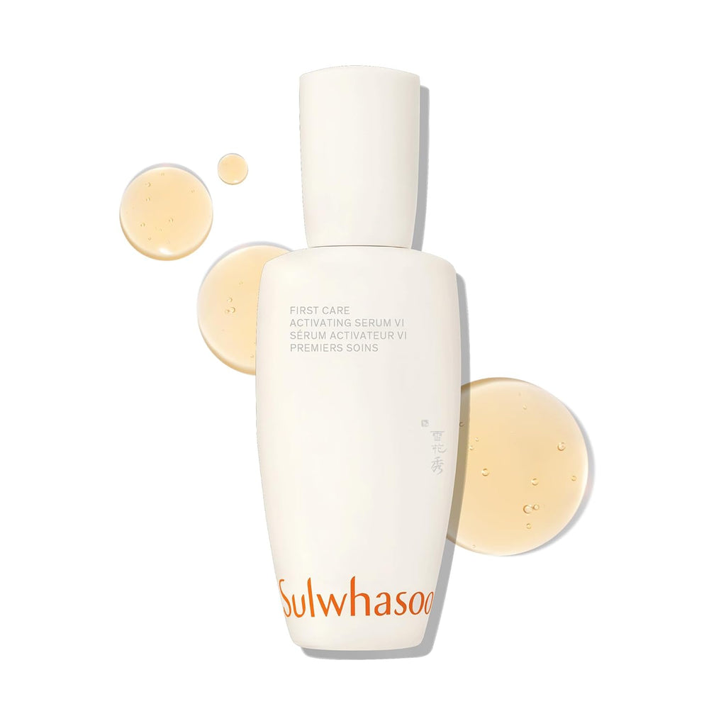 Sulwhasoo First Care Activating Serum - Anti-Aging Formula for Fine Lines & Dryness | 500-Hour Aged Ginseng & Vitamin C