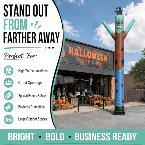 Zombie 20FT Tall Inflatable Tube Man Wacky Wavy Dancing Guy for Outdoor Advertising - Variation: Zombie-20FT