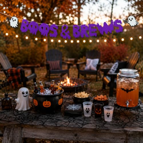 Halloween Banner 6FT Glitter Banners for Parties & Decorations