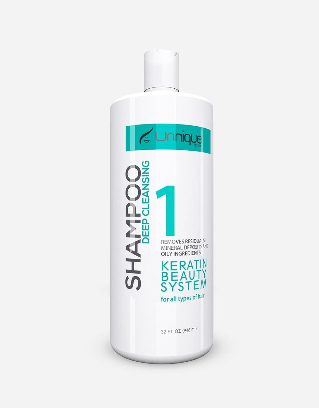 UNNIQUE Deep Cleansing Shampoo - Clarifying Formula for Build-Up & Oil Removal | 32 Fl Oz
