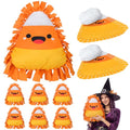 Halloween Candy Corn Pillow DIY Craft Kit - 6 Sets, No-Sew Fall Decoration