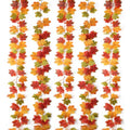 Mizii Fall Decor Maple Vine Garland - 5 Pack, 390 Inch Artificial Autumn Leaves, Fake Maple Leaves for Thanksgiving and Fall Home Decor - Maple Variation