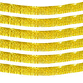 Gold Foil Fringe Garland Streamers - 10ft Party Wall Decoration Set for Holiday & Celebration