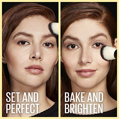 Loose Setting Face Powder for Makeup, Mattifying Banana Shade 10