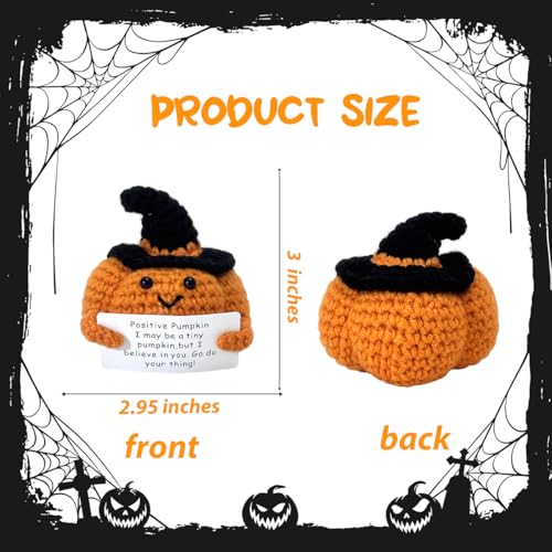 Halloween Pumpkin Decor - Cute Crochet Supportive Pumpkin Figure - Variation: Pumpkin