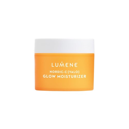 Lumene Nordic-C Valo Glow Moisturizer - Radiance Boosting Facial Cream for Dry Skin - Hyaluronic Acid & Vitamin C Enriched - 100% Vegan Skin Care (1.7 oz)