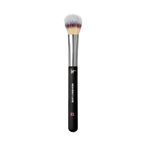 IT Cosmetics Heavenly Luxe Cream Blush Brush #3 - Soft Bristles for Flawless Blush & Bronzer Application