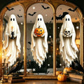 Halloween Ghost Window Clings Decor - Large Static Decals for Windows & Doors