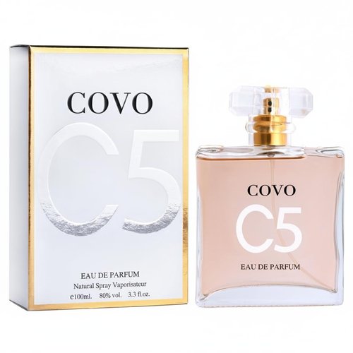 **Urban Collection Covo C5 Eau De Parfum for Women - 3.3 fl oz Floral Jasmine & May Rose Scent - Cruelty-Free Gift**