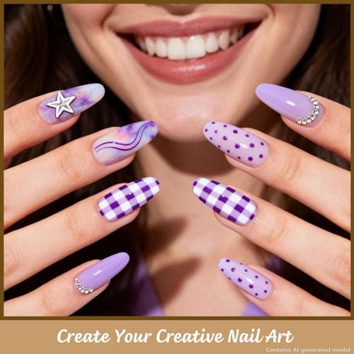 Nail Art Brushes & Dotting Tools Kit for Gel Polish - Dotting & Liner Tools