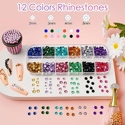 G-Face Gems Rhinestones for Makeup and Nail Art Kit with Glue & Tools