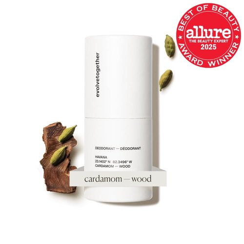 Evolve Together Aluminum-Free Natural Deodorant - Vetiver & Cedarwood | Soothes Skin, Neutralizes Odors | Vegan, 1.69 Oz