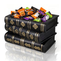 Gothic Book Vase - Black Magic Tome Flower Pot & Candy Bowl Decor
